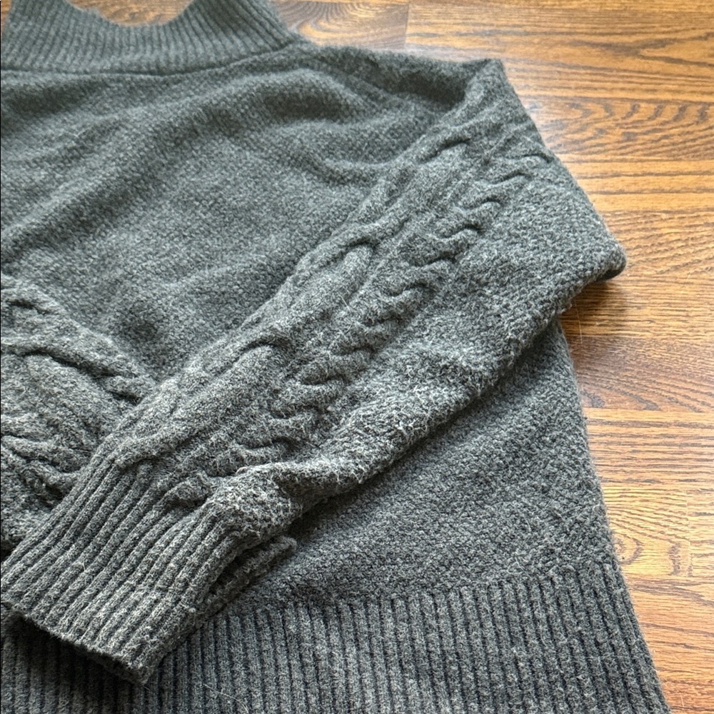 J. Crew Heather Gray Knit Pullover - Picture 7 of 7